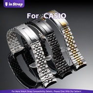 Apply to Casio Swordfish MDV-106 MDV-107 22mm Stainless Steel Watch Strap, Replacement Metal Band fo