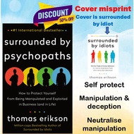 Surrounded by Psychopath (cover misprint discount) cover is surround by idiots
