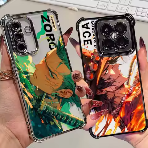 O-ONE P-PIECE-E Anime For Xiaomi Redmi A5 A7 15C POCO F8 F7 X8 X7 M7 Note 15 14 Mi 15T Ultra Pro Max