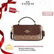 Coâćh พร้อมส่ง Outlet ปลอดภาษี ของแท้100% กระเป๋าสะพายข้างผู้หญิง แท้ กระเป๋าผู้หญิง CC340 กระเป๋าถื