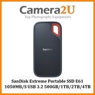 SanDisk Extreme Portable SSD E61 1050MB/S USB 3.2 Gen 2 Hard Disk 500GB 1TB 2TB 4TB