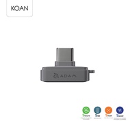 ADAM elements อุปกรณ์เก็บข้อมูล iKlips S แบบพกพาพร้อมที่สแกนนิ้ว เพื่อความปลอดภัย USB-C Nano Fingerp