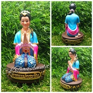 💯泰国佛牌💯✨彩色许愿女神 供奉型小金身 ✨ Mya Nan Nwe Bucha ✨ By Kruba Ariyachat 孔雀王✅ BE2552 ✅3