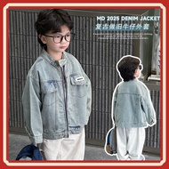 2025 new spring and fall boys denim jacket HHL