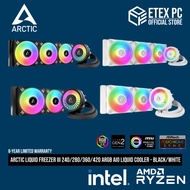 ARCTIC Liquid Freezer III 240/280/360/420 ARGB AIO CPU Liquid Cooler - Black / White