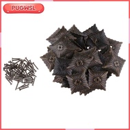 [pugwsl] 50 Pcs Square Tacks Vintage Upholstery Nail  Furniture Nails Furniture Upholstery