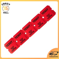100Pcs Raffle Ticket Raffle Event Tickets Easily Tear Ticket Labels Ticket Game Lottery Tickets