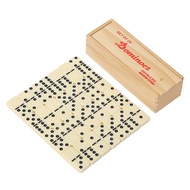 Aimee <br>Classical 28 PCS Dominoes Set for Adults Double 6 Dominos with Wood Case 2-4 Players