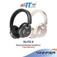 Vinnfier Elite 8 BT Wireless Bluetooth 5.4 Headphones with 21H Playtime & AUX Support Strong Bass