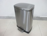 全新 垃圾桶 12L緩降靜音防指紋長方形垃圾桶 台灣出貨