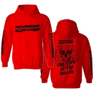 MERAH Bombardir The End Punk Band Hoodie Sweater (red)