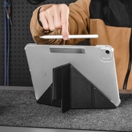【適配2025最新】iPad Pro/Air Facet全方位支架透明背蓋保護套