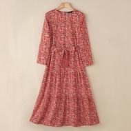 ZANZEA | 2025 Autumn Floral Print Dress ZANZEA Stylish Women Long Sleeve Robe Bohemain Loose Sundres