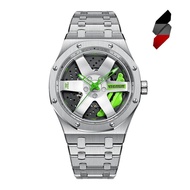 SHIFT TE37 AUTOMATIC JAPAN MECHANICAL ENGINE AP Jam Tangan Lelaki Sport Rim Men Watch Hub Real 3D Cu