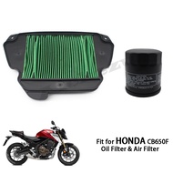 Motorcycle Oil Filtration Air Filter Set for Honda CB650F CBR650F CB650 CBR650 CB CBR 650 F 650F 201
