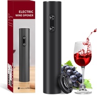 Electric Wine Opener with Foil Cutter Battery-Powered Automatic Wine Bottle Opener for Travel Home K