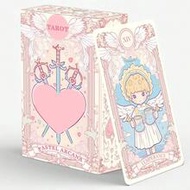 1 Box Pink Cute Tarot Cards, Pastel Arcana Tarot Deck – 78 Cute Kawaii Tarot Cards For Beginners Wit
