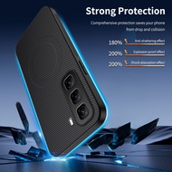 For Infinix Hot 50 60 Pro+5G Phone Case Carbon Fiber Magnetic Case All-Inclusive Protective Case