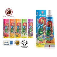 RAIYA Junior Toothpaste 2 in 1 75g / Ubat Gigi Kanak-kanak 75g FOC Toothbrush