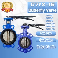 Butterfly Valve 2 Inches/2.5 Inches/3 Inches/4 Inches Butterfly Valve D71X-16Q Butterfly Valve, STL 