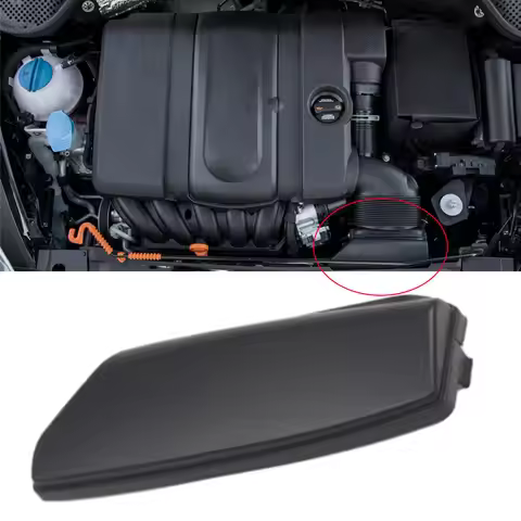 For VW Jetta 2.5L (MK5 MK6) 2006-2013 Passat Golf Car Air Intake Inlet Duct Cover Lid Black 1K080596