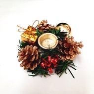 LILIN Christmas Candle Holder Advent Decoration Gift Christmas Decoration Advent Prayer Candle Chris