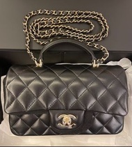 Chanel - Mini Classic , with flap &amp; handle