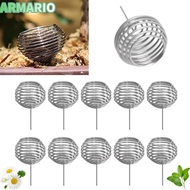IARMARIOQR 10pcs Bonsai Baskets, Fertilizer Tool Stainless Steel Gardening Fertilization Baskets, Wi