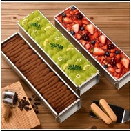 1 set of u-shaped tiramisu pans, strong non-stick pan, size 30x7x8cm 20x7x8cm baking pan