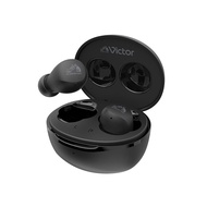 JVC Kenwood Victor HA-A6T Wireless Earbuds with Bluetooth 5.4, 23 Hours Playback, Mic, Compact, Ligh