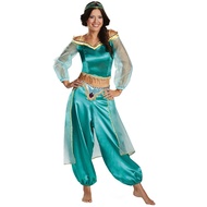 Halloween Aladdin Princess Jasmine Dress Adult cos Costume Adult Cosplay Stage Costume 10274