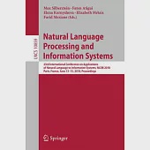 Natural Language Processing and Information Systems: 23rd International Conference on Applications of Natural Language to Information Systems, Nldb 20
