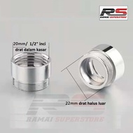 Faucet Adapter Faucet Connector Converter Drat 1/2 Inch To 22mm