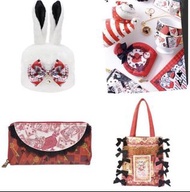 愛麗絲系列白兔先生帽手飾盒。代購Disney日本東京迪士尼限定正版 愛麗絲Alice in wonderland 柴郡貓 妙妙貓 白兔先生紅心皇后罕有絕版中古 美人魚Ariel The Little 