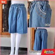 Women's denim shorts - original jeans shorts 3/4 women's denim pants