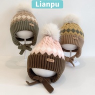 LIANPU Kids Earmuffs Cap, 2-5 Year Baby Windproof Baby Knitted Hat,  Thicken Warm Baby Ear Protectio