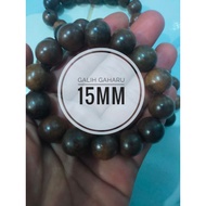 Jumbo agarwood bracelet / genuine agarwood prayer beads bracelet 15mm agarwood galih bracelet
