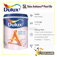 5L Dulux Paint Ambiance Pearl Glo For Interior Wall