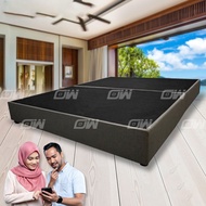 King Size - 8 Inches EQUINOX Waterproof CASA Leather Divan Base Box Only / 8 Inches Divan Base / Div