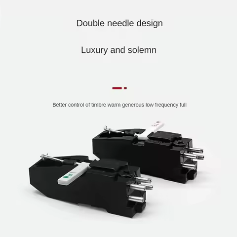 A64E Phonograph Turntable Dual Moving Cartridge Stylus Vinyl Needle Replace for LP 78 Vinyl Needle D