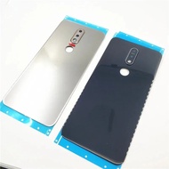 back glass For Nokia 7.1 phone rear Cover With Camera Lens Replacement Parts TA-1100 TA-1096