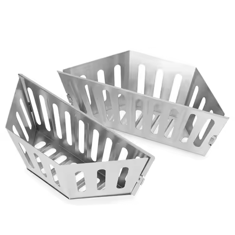 Weber BBQ Stainless Steel Charcoal Basket for Weber Char-Basket Charcoal Holders Compatible with Web