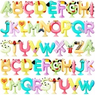 Huruf Abjad Mandian Sedutan, 26 huruf sedutan Inggeris，Abjad haiwan, Huruf haiwan comel ABC pembelaj