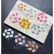 Nail powder flowers attached to nails | Corner flowers (set of 2 flowers/10 flowers)