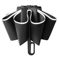 扣環反向自動勾勾傘/折疊傘/遮陽傘 105 x 72cm 525g 星空黑