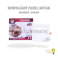 12w LED Panel Downlight Sloveens Box Downlight Panel 12 Watt Square
