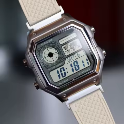 For Casio watch 3299 AE-1200WH AE-1300 Stainless Steel Watch Case Modified AE1200 Watch Case Metal S
