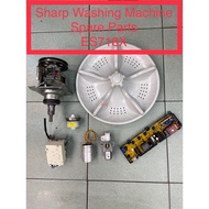 ES718X Sharp Washing Machine Spare Parts Inlet Valve Water Level Sensor Pulsator Drain Motor MECHANI