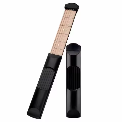 Right-hand 4-fret 6-string Pocket Guitar Neck Practice Tool For Beginners And Children Ukulele Music