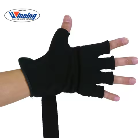 Original Winning KVL-R Easy Quick Hand Wrap Half Finger Inner Gloves Elastic Boxing Hand Wraps for M